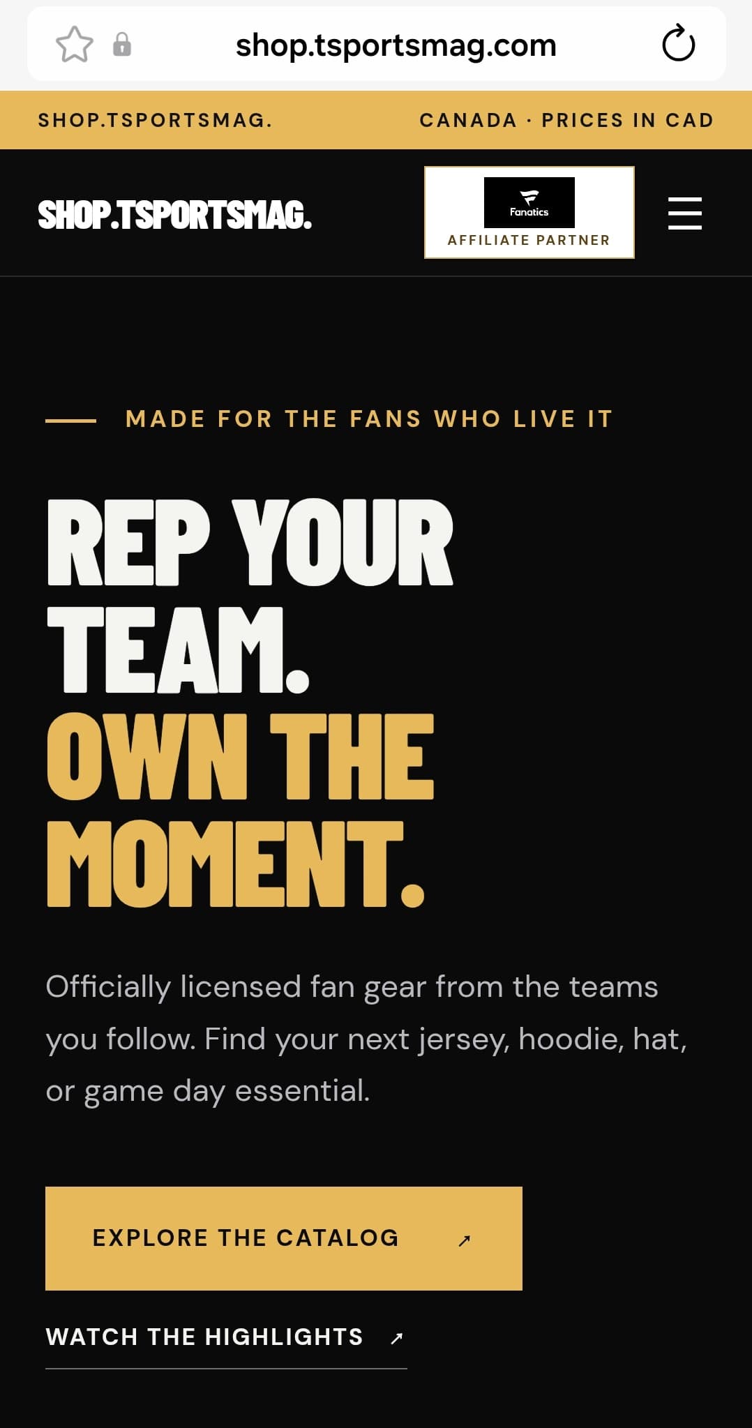 shop.tsportsmag.com is live!