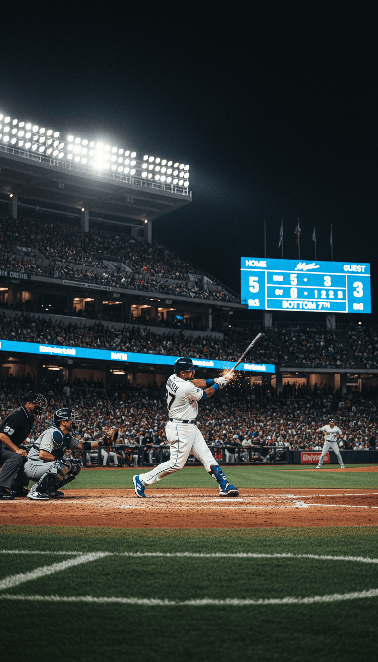 Crack of the bat, Blue Jays under the lights