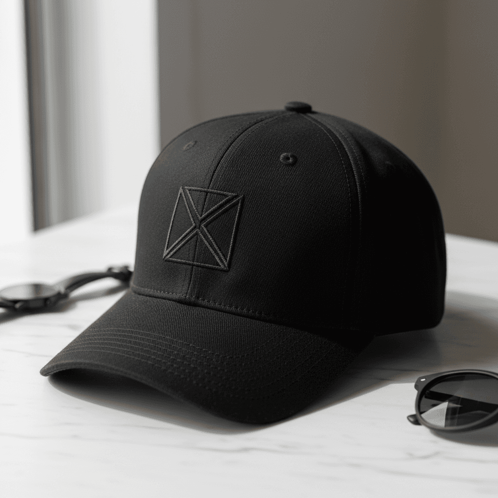 Toronto Blue Jays baseball cap on a wooden table